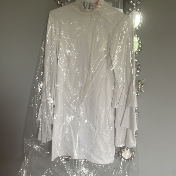 Layered ruffle sleeve dress revolve  by susana Monaco . Like new. Dry cleaned - Picture 2 of 2